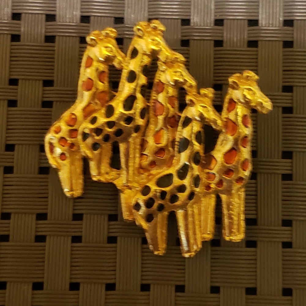 Giraffe Brooch